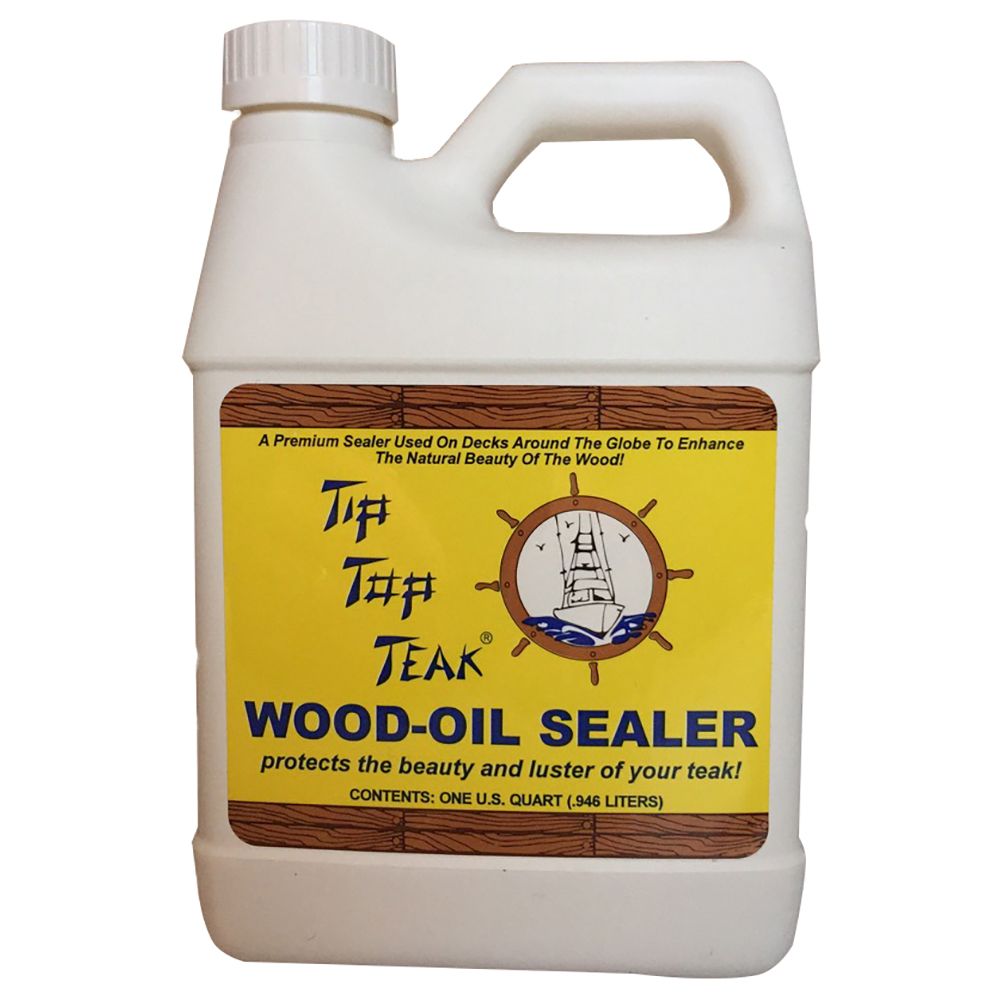 Image 1: Tip Top Teak Wood Oil Sealer - Quart