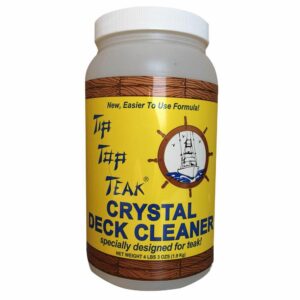Image 1: Tip Top Teak Crystal Deck Cleaner - Half Gallon (4lbs 3oz)