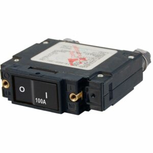 Image 1: Blue Sea 7549 C-Series Flat Rocker Circuit Breaker - Single Pole - 100A