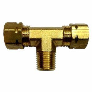 Image 1: Uflex 1/4 NPT to 3/8 T-Fitting