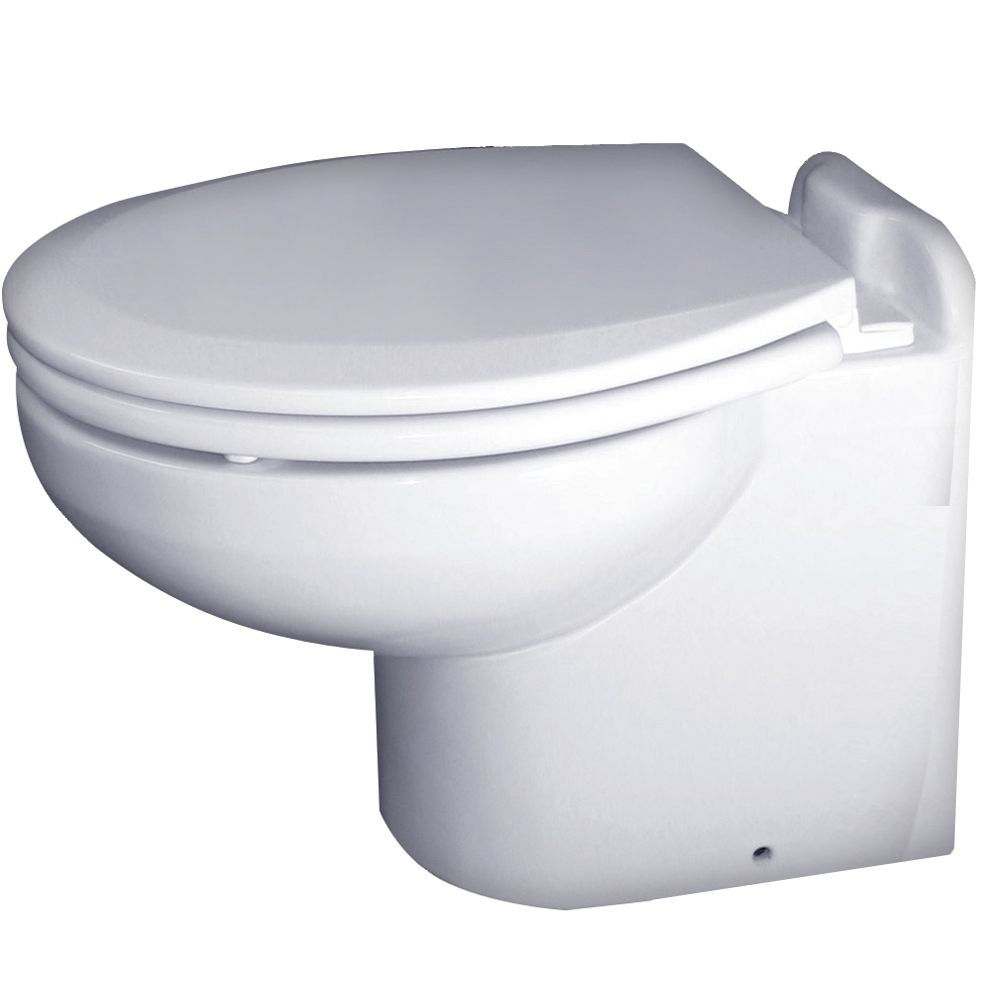 Image 1: Raritan Marine Elegance - Household Style - White - Freshwater Solenoid - Smart Toilet Control - 12v