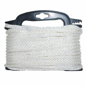 Image 1: Attwood Braided Nylon Rope - 3/16" x 100' - White