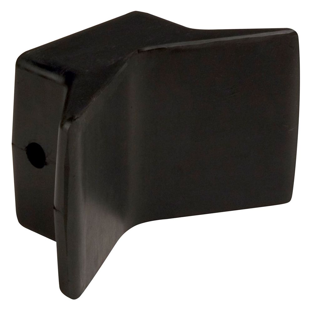 Image 1: C.E. Smith Bow Y-Stop - 4" x 4" - Black Natural Rubber