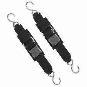 Image 1: BoatBuckle Stainless Steel Kwik-Lok Transom Tie-Downs