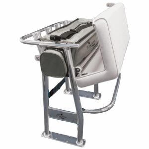Image 1: TACO Neptune II Leaning Post w/Tackle Storage Bag