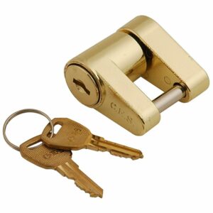 Image 1: C.E. Smith Brass Coupler Lock
