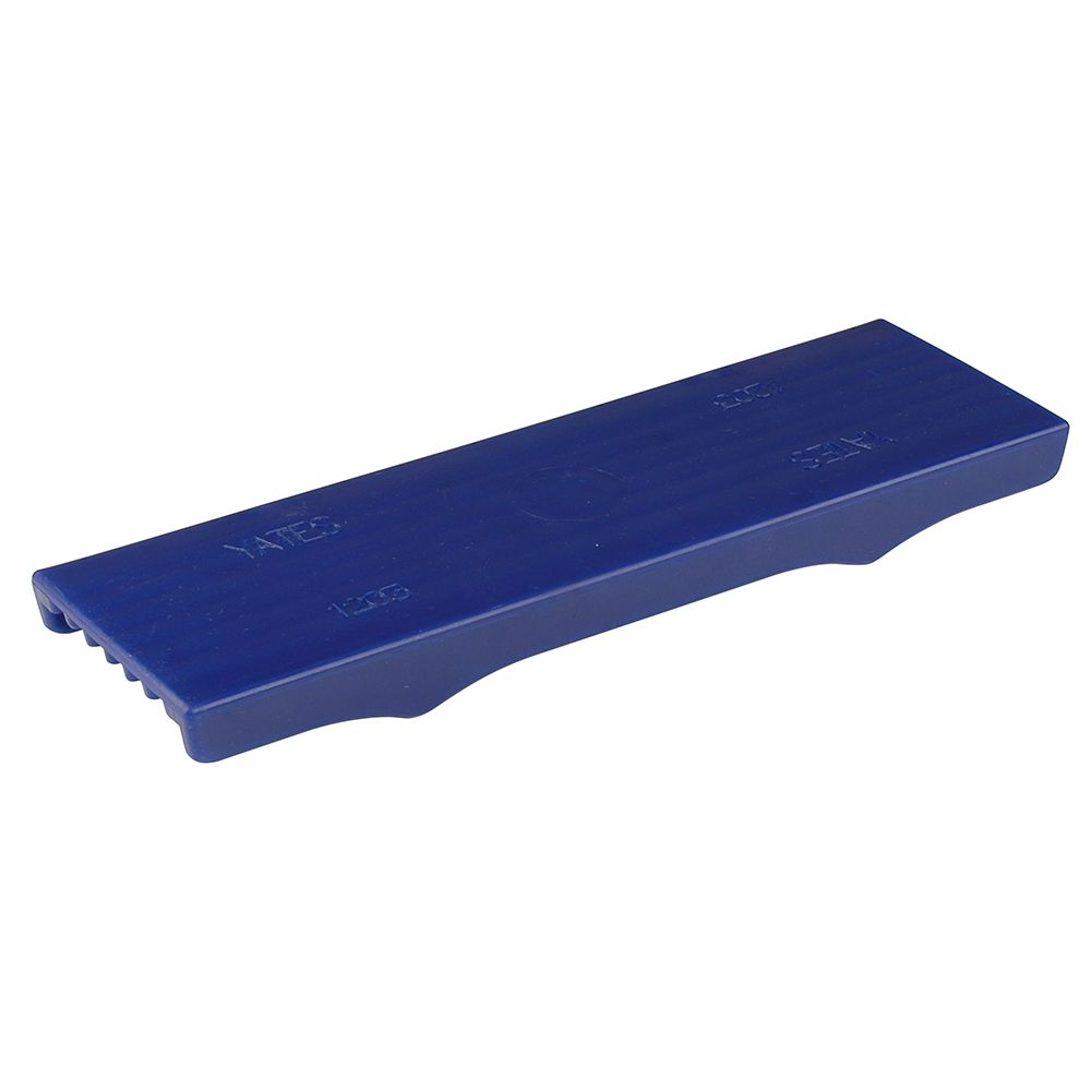 Image 1: C.E.Smith Flex Keel Pad - Full Cap Style - 12" x 3" - Blue