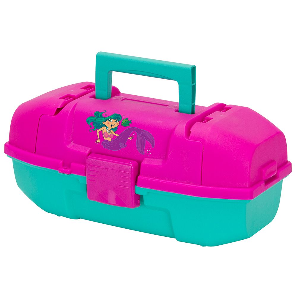 Image 1: Plano Youth Mermaid Tackle Box - Pink/Turquoise