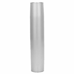 Image 1: TACO Aluminum Ribbed Table Pedestal - 2-3/8" O.D. - 26" Length