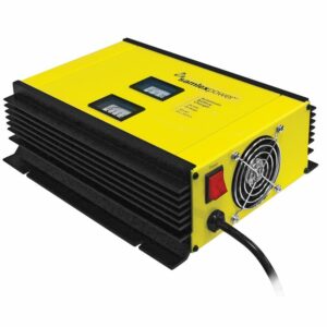 Image 1: Samlex 25A Battery Charger - 24V - 2-Bank - 3-Stage w/Dip Switch & Lugs - Includes Temp Sensor