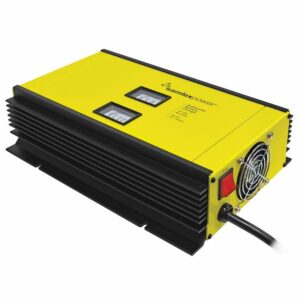 Image 1: Samlex 40A Battery Charger - 24V - 2-Bank - 3-Stage w/Dip Switch & Lugs - Includes Temp Sensor