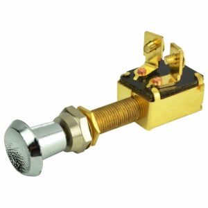 Image 1: BEP 2-Position SPST Push-Pull Switch w/Contoured Knob - OFF/ON