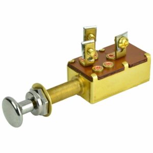 Image 1: BEP 3-Position SPDT Push-Pull Switch - Off/ON1/ON2