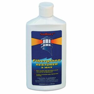 Image 1: Sudbury One Step Fiberglass Restorer & Wax - 16oz Liquid