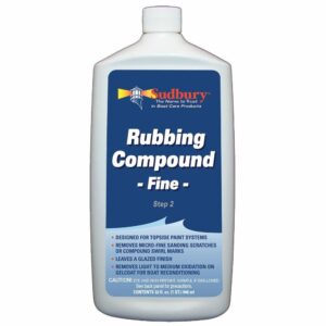 Image 1: Sudbury Rubbing Compund Fine - Step 2 - 32oz Fluid