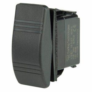 Image 1: BEP SPDT Contura Switch - 2-LEDs - (ON)/OFF/(ON)