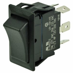 Image 1: BEP DPDT Rocker Switch - 12V/24V - ON/OFF/ON