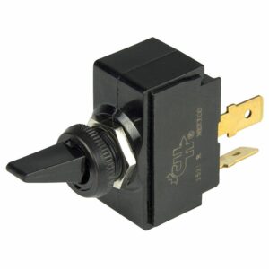 Image 1: BEP SPST Nylon Toggle Switch - 12V - ON/OFF