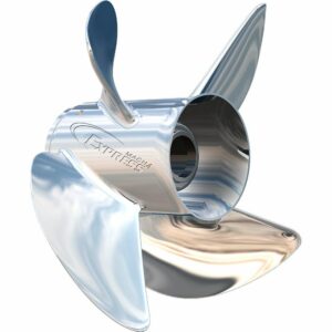Image 1: Turning Point Express® Mach4™ - Right Hand - Stainless Steel Propeller - EX1/EX2-1423-4 - 4-Blade - 13" x 23 Pitch