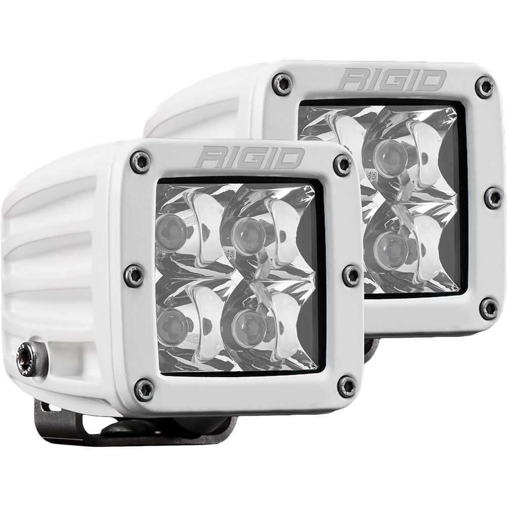 Image 1: RIGID Industries D-Series PRO Hybrid-Spot LED - Pair - White