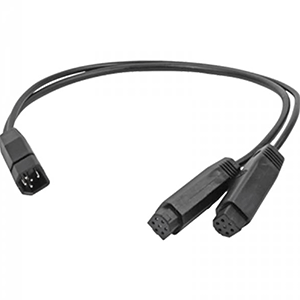 Image 1: Humminbird 9 M SILR Y Dual Side Image Transducer Adapter Cable f/HELIX