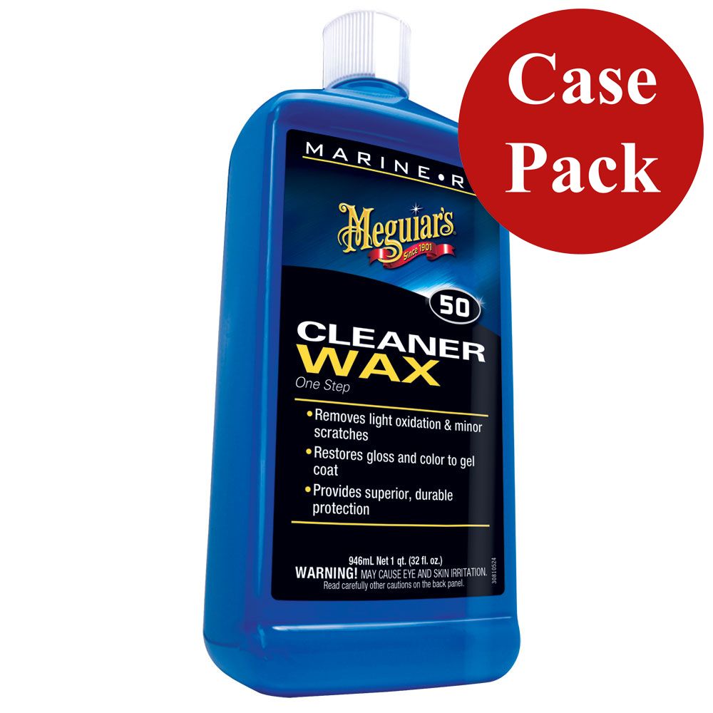 Image 1: Meguiar's Boat/RV Cleaner Wax - 32 oz - *Case of 6*