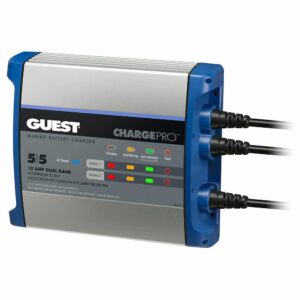 Image 1: Guest On-Board Battery Charger 10A / 12V - 2 Bank - 120V Input