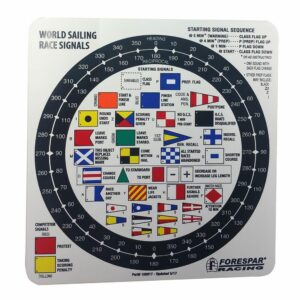 Image 1: Forespar Nash 207 Racing Signal Flag Label