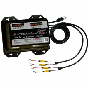 Image 1: Dual Pro Professional Series Battery Charger - 30A - 2-15A-Banks - 12V/24V