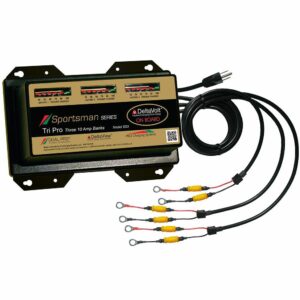 Image 1: Dual Pro Sportsman Series Battery Charger - 30A - 3-10A-Banks - 12V-36V