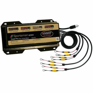 Image 1: Dual Pro Sportsman Series Battery Charger - 40A - 4-10A-Banks - 12V-48V