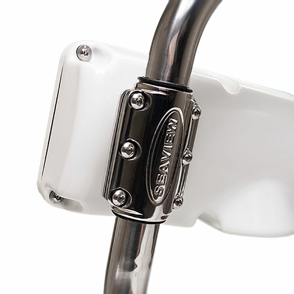Image 1: Seaview Uncut Single Instrument Pod f/Triton2 - Stainless Steel Clamp