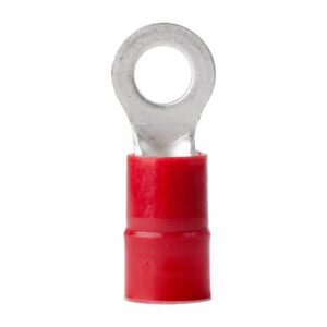 Image 1: Ancor 8 AWG - 1/4" Nylon Ring Terminal - 25-Pack