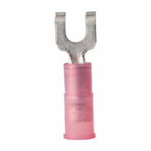 Image 1: Ancor 22-18 AWG - #6 Nylon Flanged Spade Terminal - 25-Pack