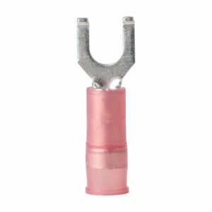 Image 1: Ancor 22-18 AWG - #8 Nylon Flanged Spade Terminal - 25-Pack