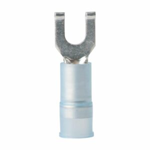 Image 1: Ancor 16-14 AWG - #6 Nylon Flanged Spade Terminal - 25-Pack