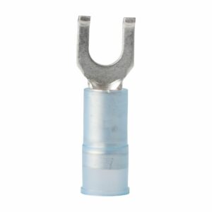 Image 1: Ancor 16-14 AWG - #8 Nylon Flanged Spade Terminal - 100-Pack