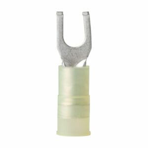 Image 1: Ancor 12-10 AWG - #10 Nylon Flanged Spade Terminal - 100-Pack