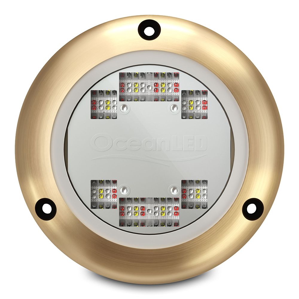 Image 1: OceanLED Sport S3166s Multi-Color Surface Mount Underwater LED Light