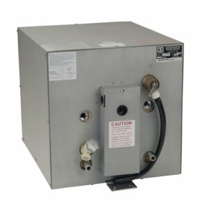 Image 1: Whale Seaward 11 Gallon Hot Water Heater w/Front Heat Exchanger - Galvanized Steel - 240V - 1500W