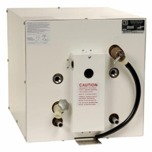 Image 1: Whale Seaward 11 Gallon Hot Water Heater w/Front Heat Exchanger - White Epoxy - 240V - 1500W