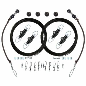 Image 1: Rupp Double Rigging Kit w/Nok-Outs - 320' Black Mono