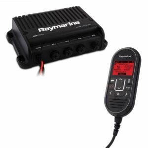Image 1: Raymarine Ray91 Modular Dual-Station VHF Black Box Radio System w/AIS