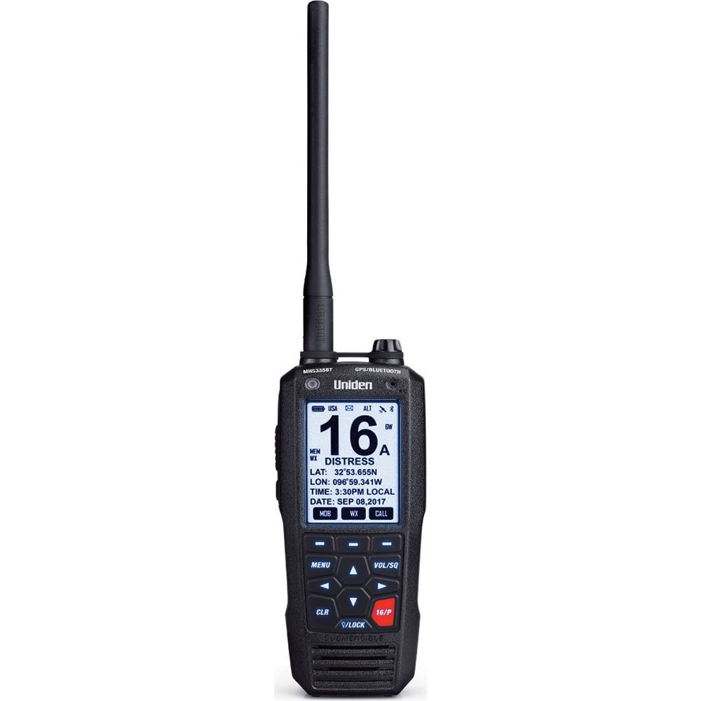 Image 1: Uniden MHS335BT Handheld VHF Radio w/GPS & Bluetooth