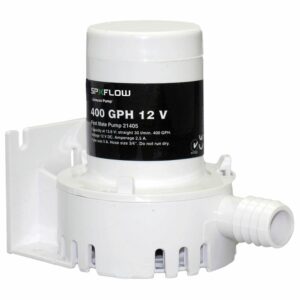 Image 1: Johnson Pump 400 GPH 12V Bilge Pump - Barbed Port