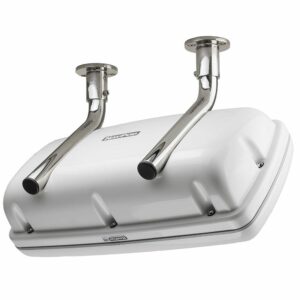 Image 1: NavPod SystemPod Pre-Cut f/Simrad NSS9 evo³ & B&G Zeus³ 9 & 1 Instrument - 3.6" Hole f/9.5" Wide Guard