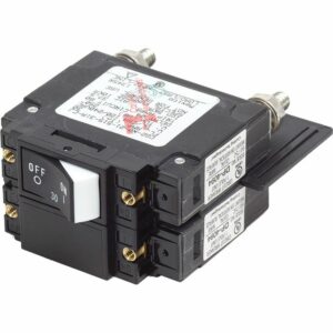 Image 1: Blue Sea 7466 UL-489 Circuit Breaker - 30A Raised Rocker