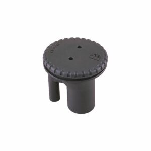 Image 1: Perko 0543 Vented Fill f/1-1/2" Hose - Straight Neck - Gas - Black