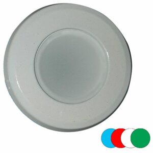 Image 1: Shadow-Caster Full Color Dimmable Shadow Net Enabled White Powder Coat Finish Down Light