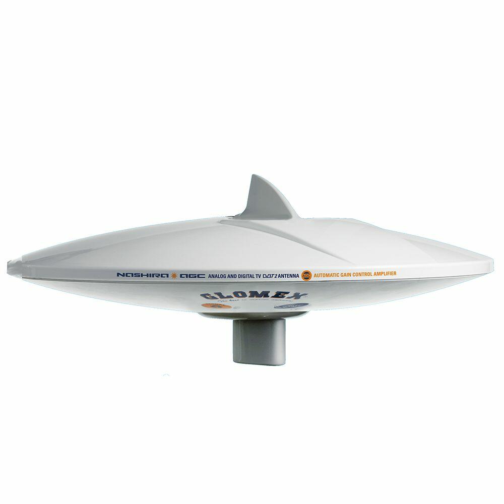 Image 1: Glomex DVB-T2 TV Full HD 14" Marine Omnidirectional Antenna - w/Automatic Gain Control